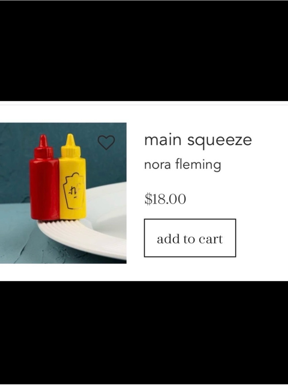 Nora Fleming- Main Squeeze mini